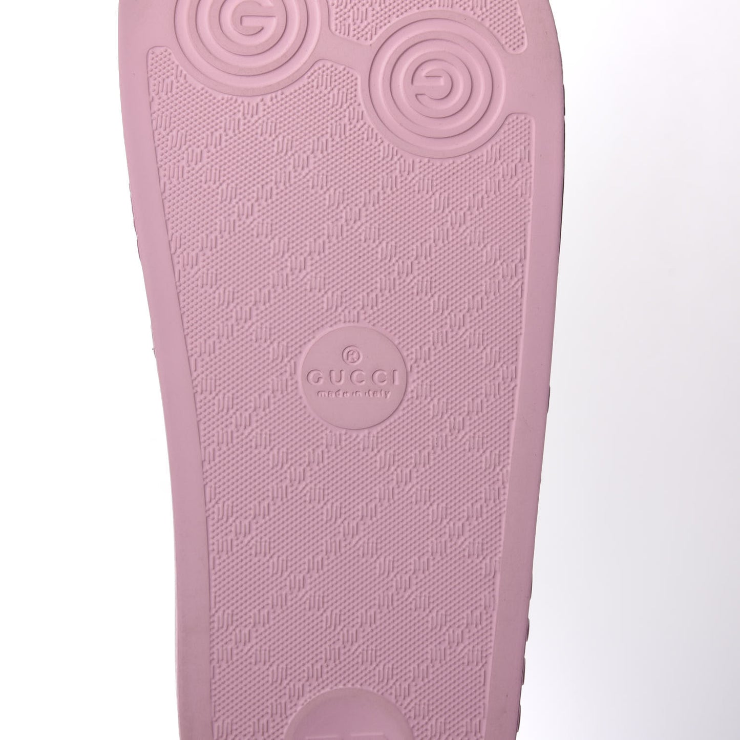 GG Supreme Monogram Psychedelic Slide Sandals 36 Black Multicolor Sugar Pink