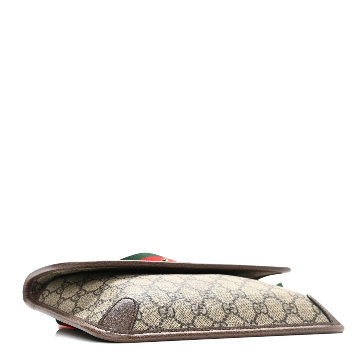 GG Supreme Monogram Neo Vintage Web Belt Bag Brown