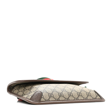 Gucci GG Supreme Monogram Neo Vintage Web Belt Bag Brown 4 of 10