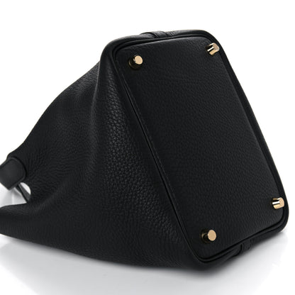 Hermes Taurillon Clemence Picotin Lock 18 PM Black 8 of 9