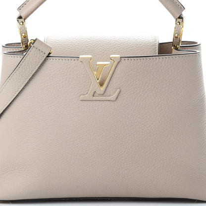 Louis Vuitton Taurillon Capucines BB Galet 8 of 11