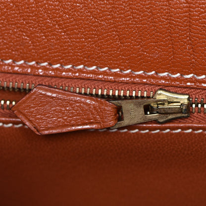 Hermes Chevre De Coromandel Kelly Sellier 32 Brique 14 of 31