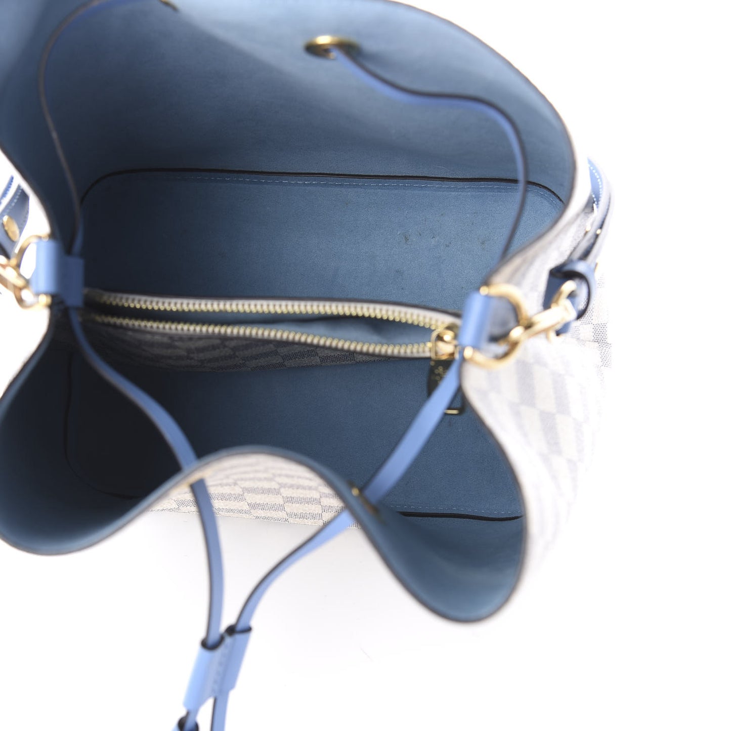 Damier Azur Neonoe MM Bleuet