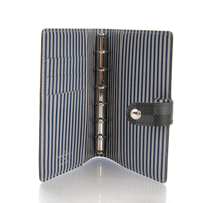 Louis Vuitton Damier Graphite Trunks and Locks Small Ring Agenda Cover 5 of 7