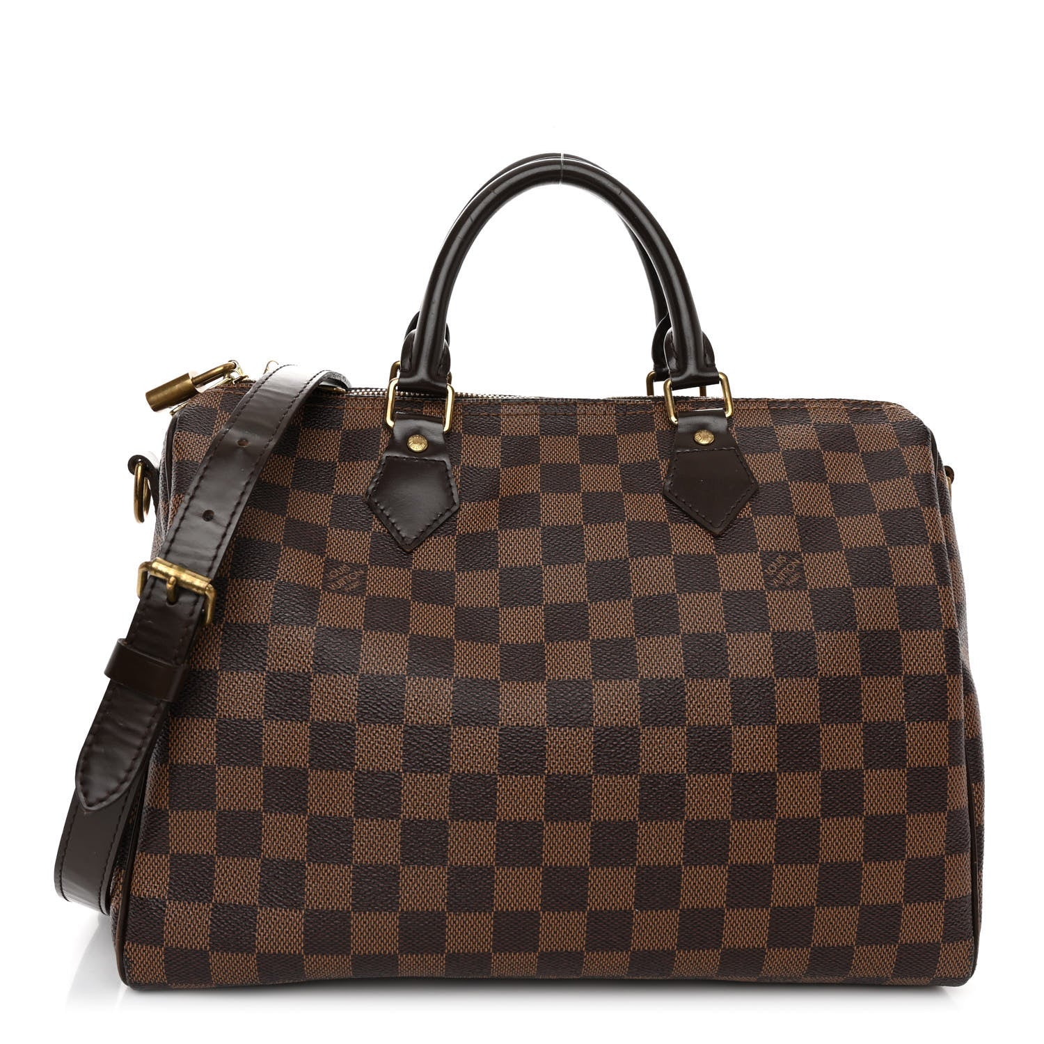 Louis Vuitton Damier Ebene Speedy Bandouliere 35 1 of 12