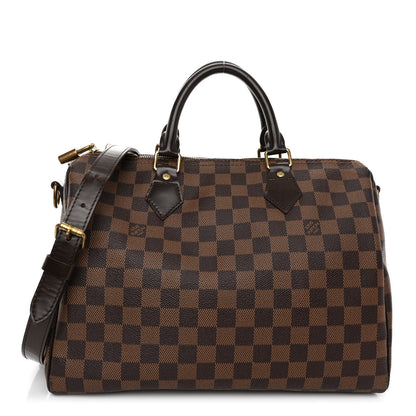 Louis Vuitton Damier Ebene Speedy Bandouliere 35 1 of 12