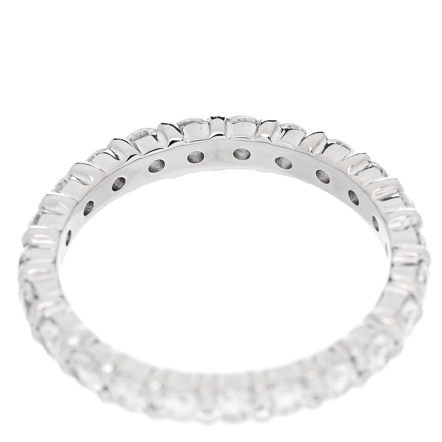 Platinum Diamond 1.00ct Full Eternity Band Ring 47 4.25