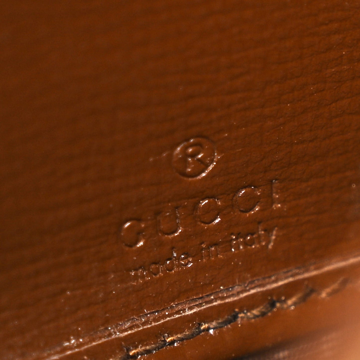 GG Supreme Monogram Azalea Calfskin Web Jackie 1961 Chain Wallet Beige Ebony Brown Sugar