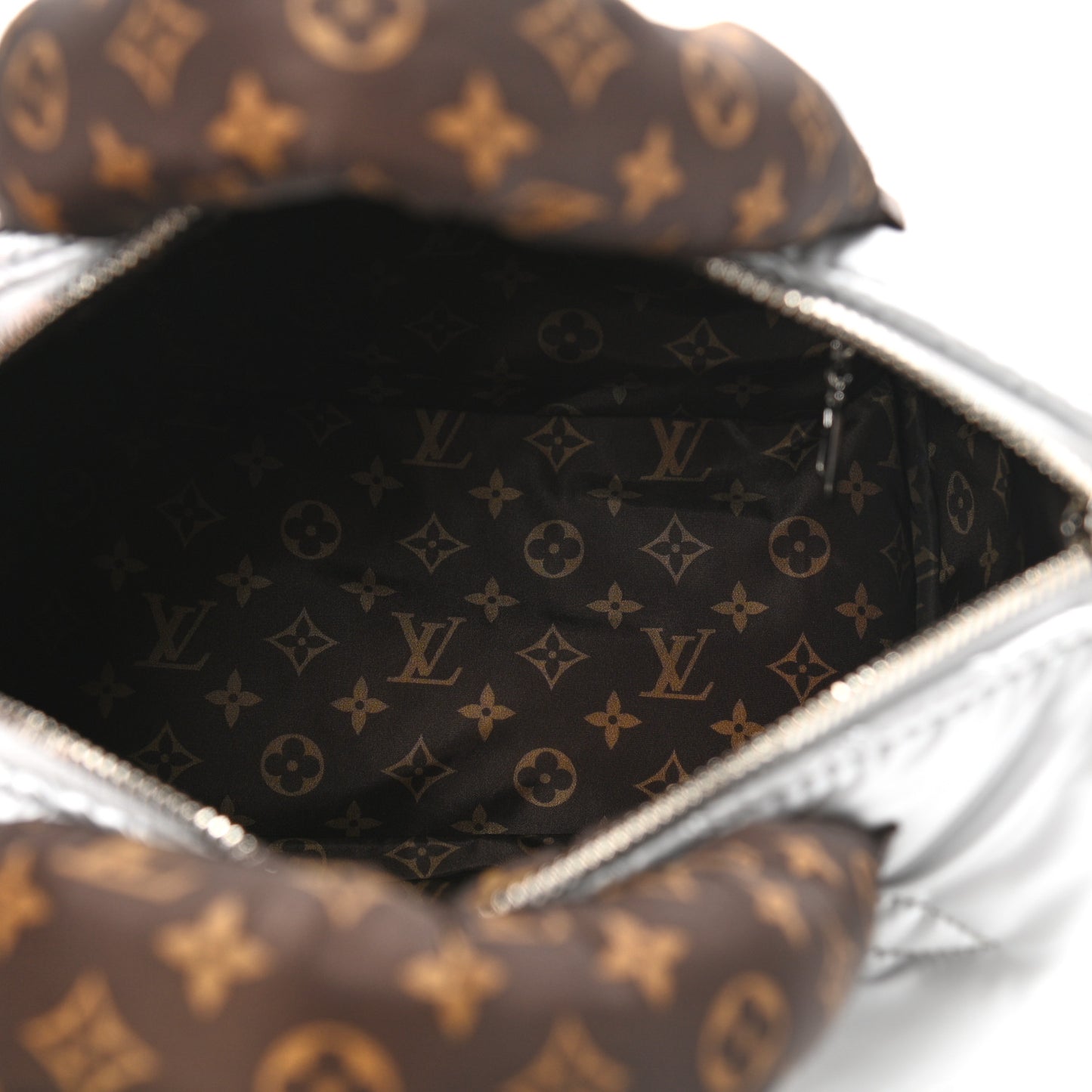 Econyl Mini Monogram Pillow Speedy Bandouliere 25 Silver