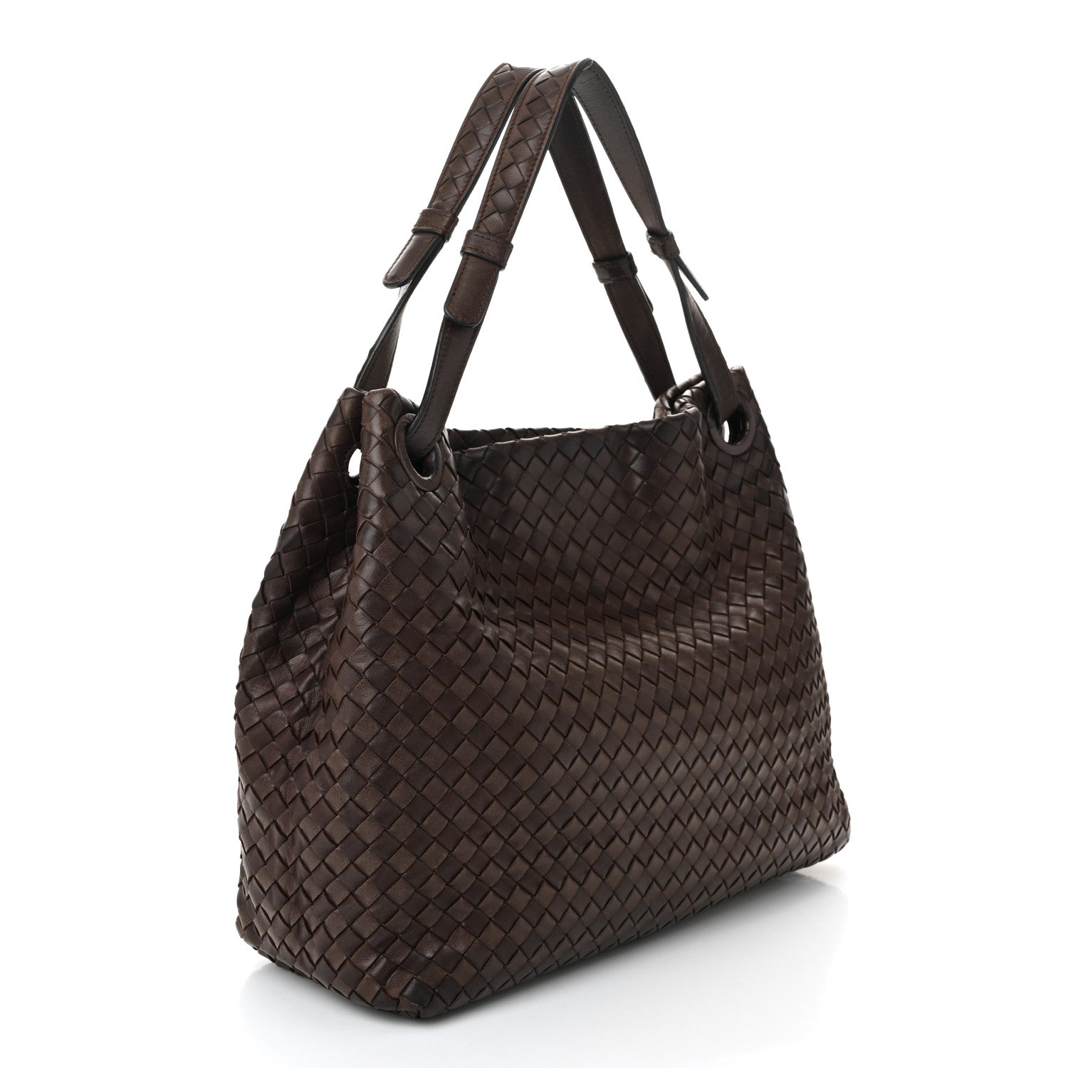 Bottega Veneta Nappa Intrecciato Bella Tote Ebano 4 of 19