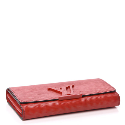 Louis Vuitton Epi Louise Wallet Coquelicot 4 of 7