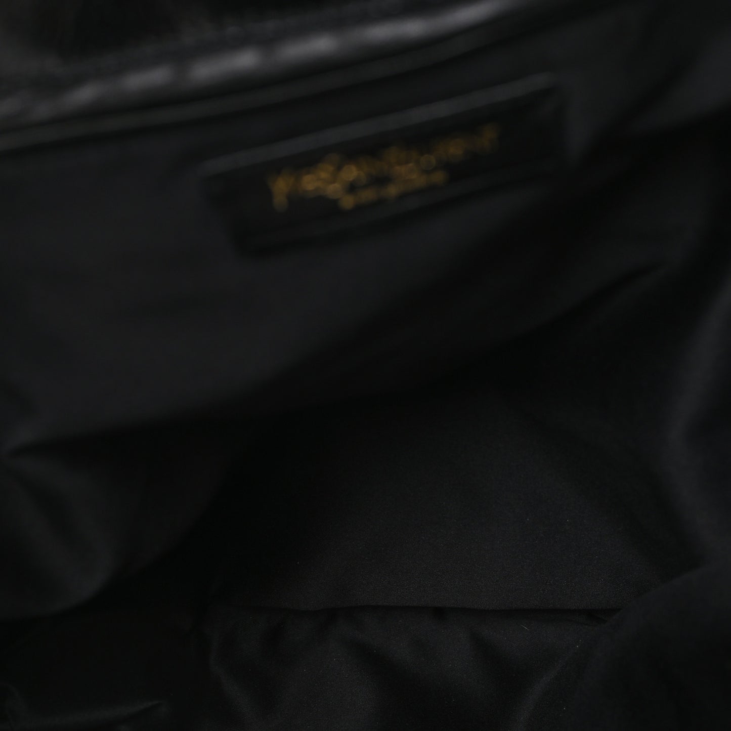 Glazed Calfskin Crocodile Embossed Tribute Tote Black