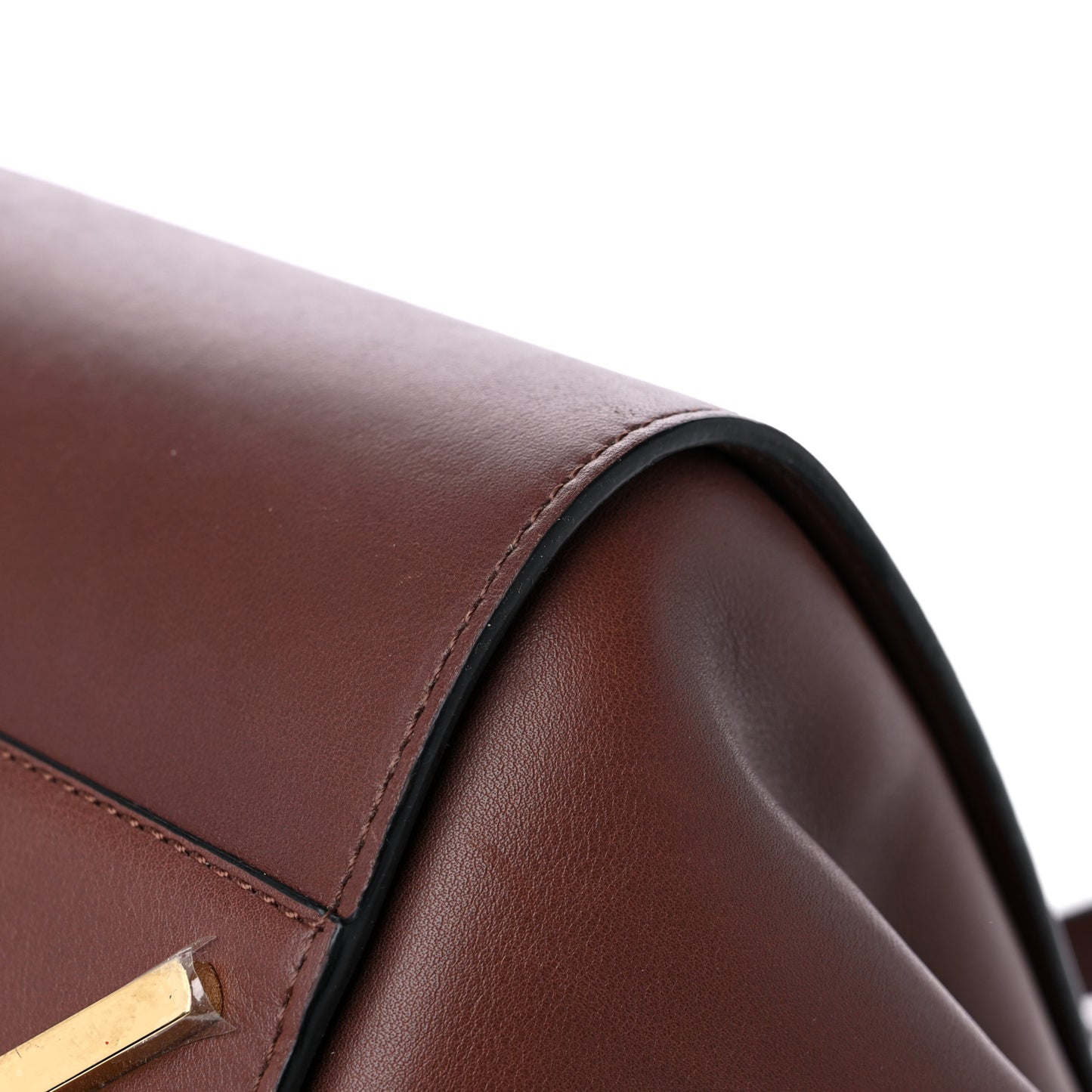 Calfskin Medium Hammock Shoulder Bag Brunette