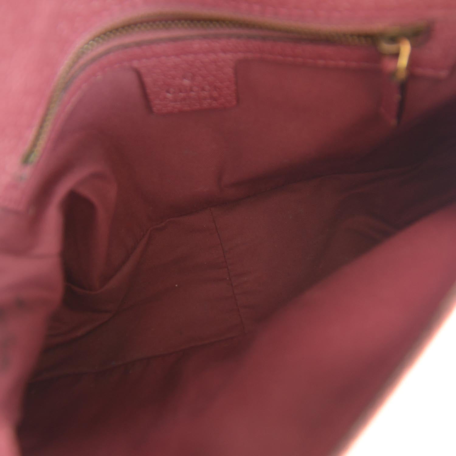 Gucci Monogram Horsebit Chain Flap Bag Fuchsia 7 of 8