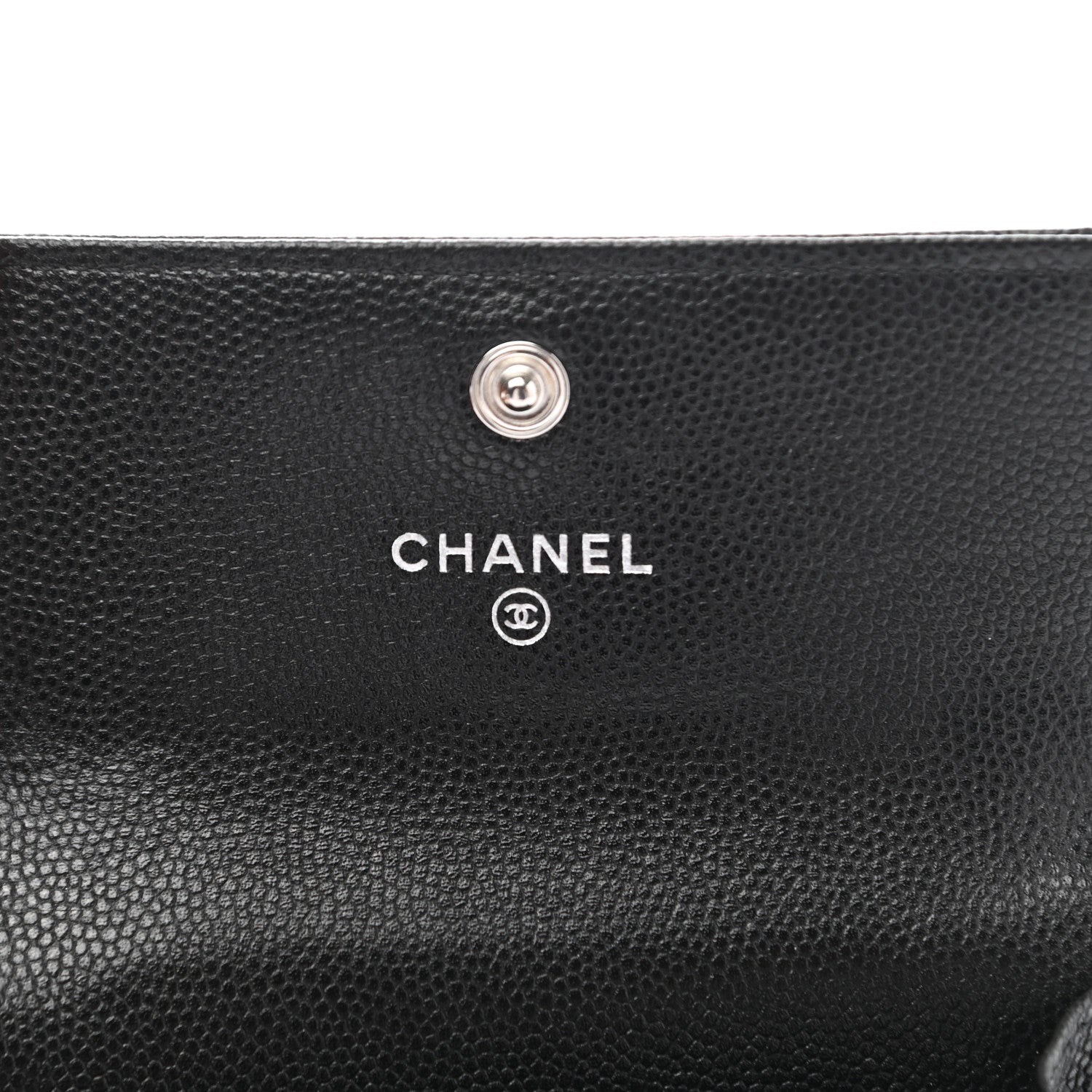 Chanel Caviar Quilted Boy Flap Card Holder Black 6 of 9