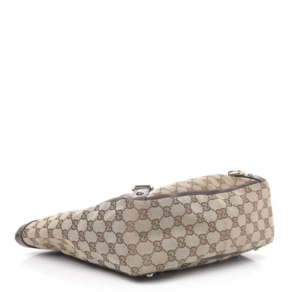 Gucci Monogram Small Abbey Tote Dark Brown 4 of 12
