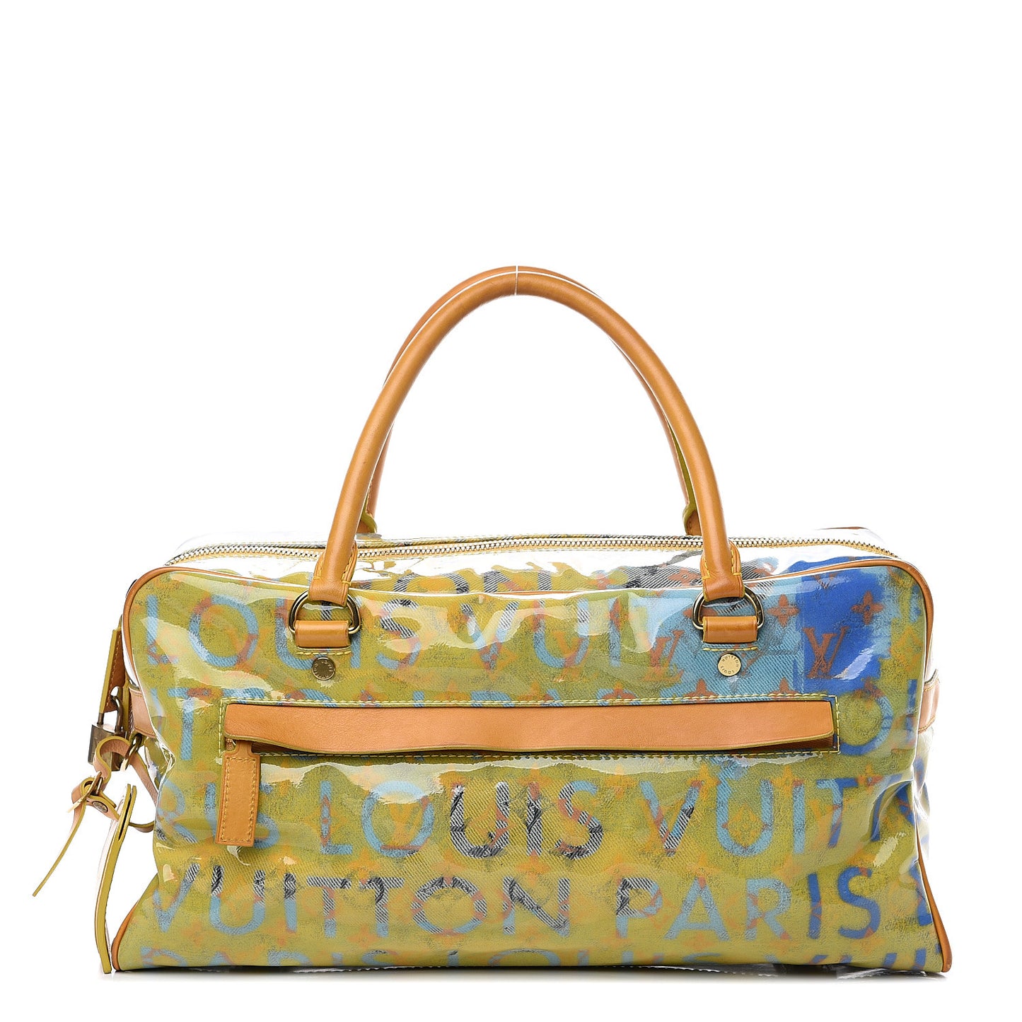 Monogram Pulp Defile Weekender PM Yellow