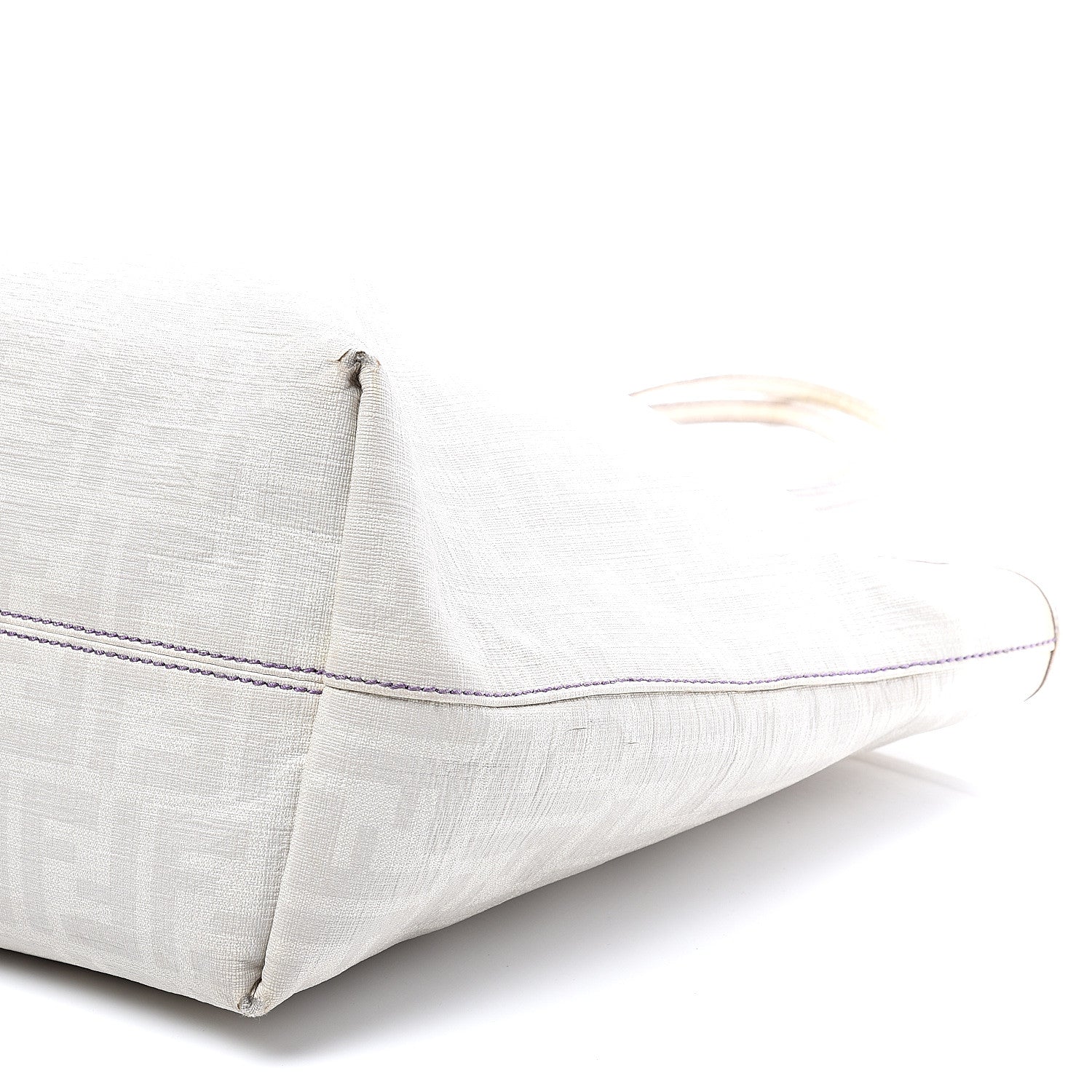 Fendi Zucca Spalmati Medium Roll Tote Bianco 9 of 16
