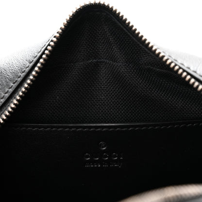 Gucci Calfskin Matelasse Monochrome Small GG Marmont Chain Shoulder Bag Black 6 of 10