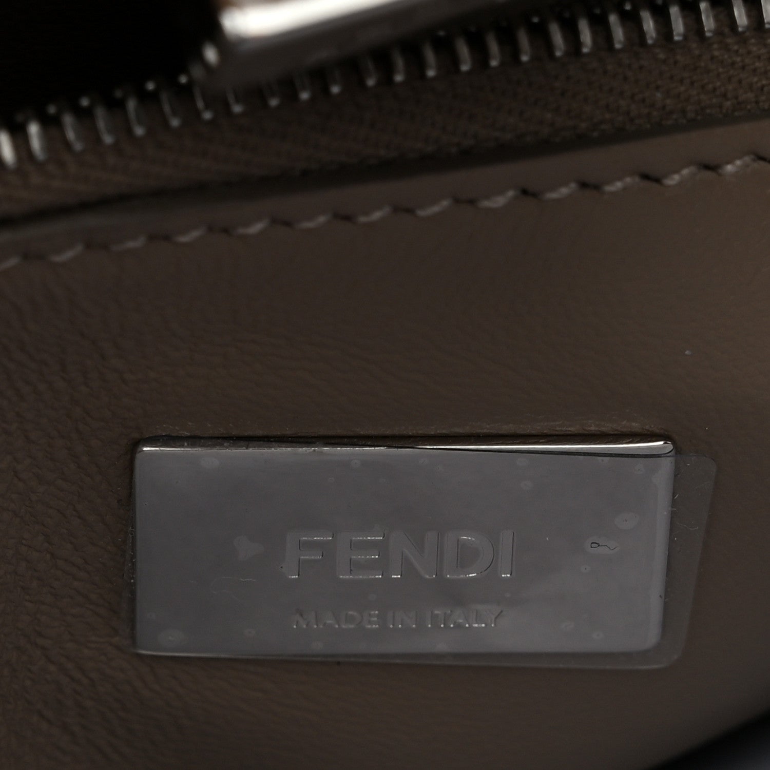 Fendi Nappa Mini Peekaboo Iconic Satchel Tortora 7 of 15