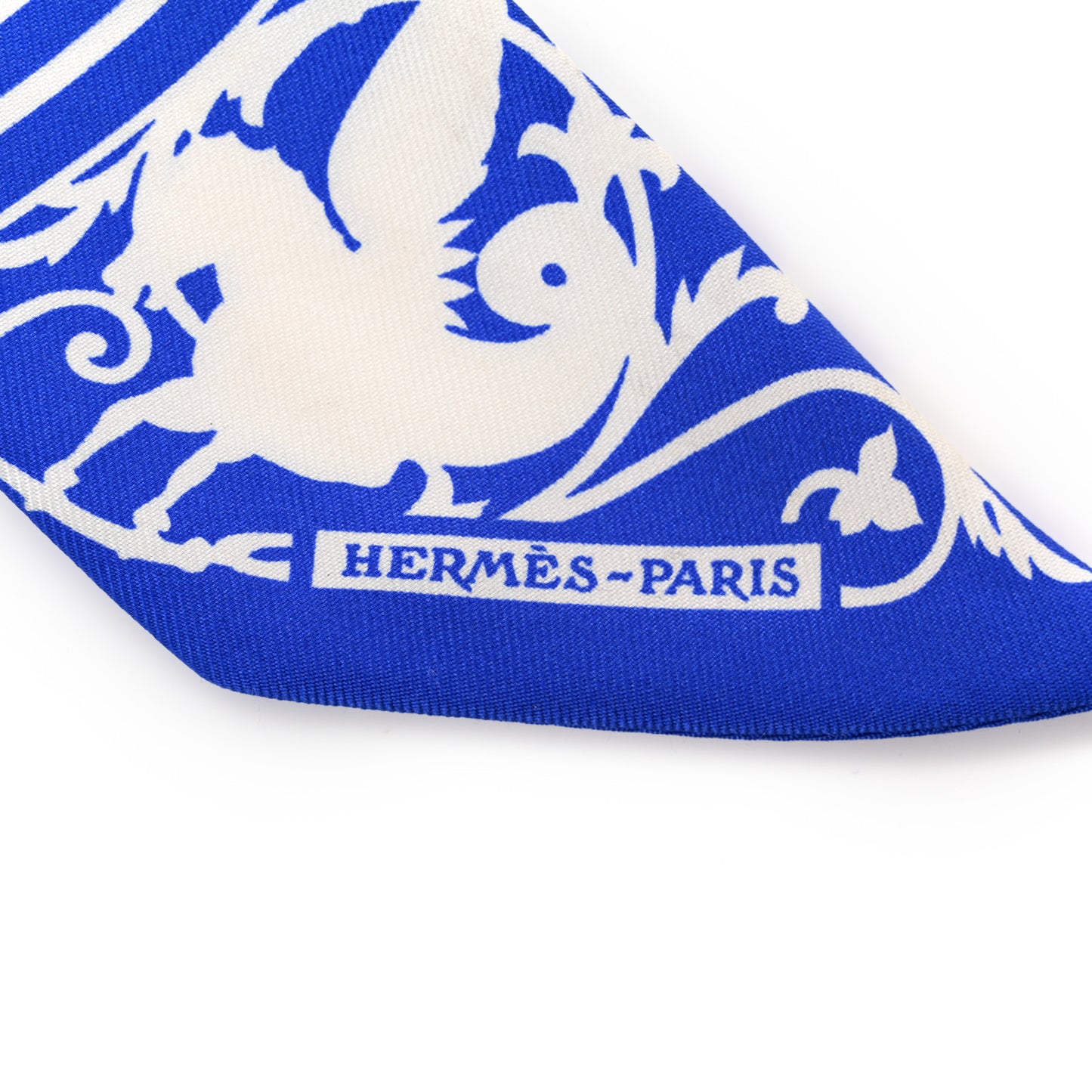 Silk Astrologie a Pois Twilly Bleu Royal Black White