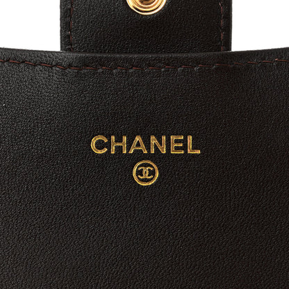 Chanel Lambskin Quilted Phone Holder Wallet on Removable Chain Brown 9 of 15