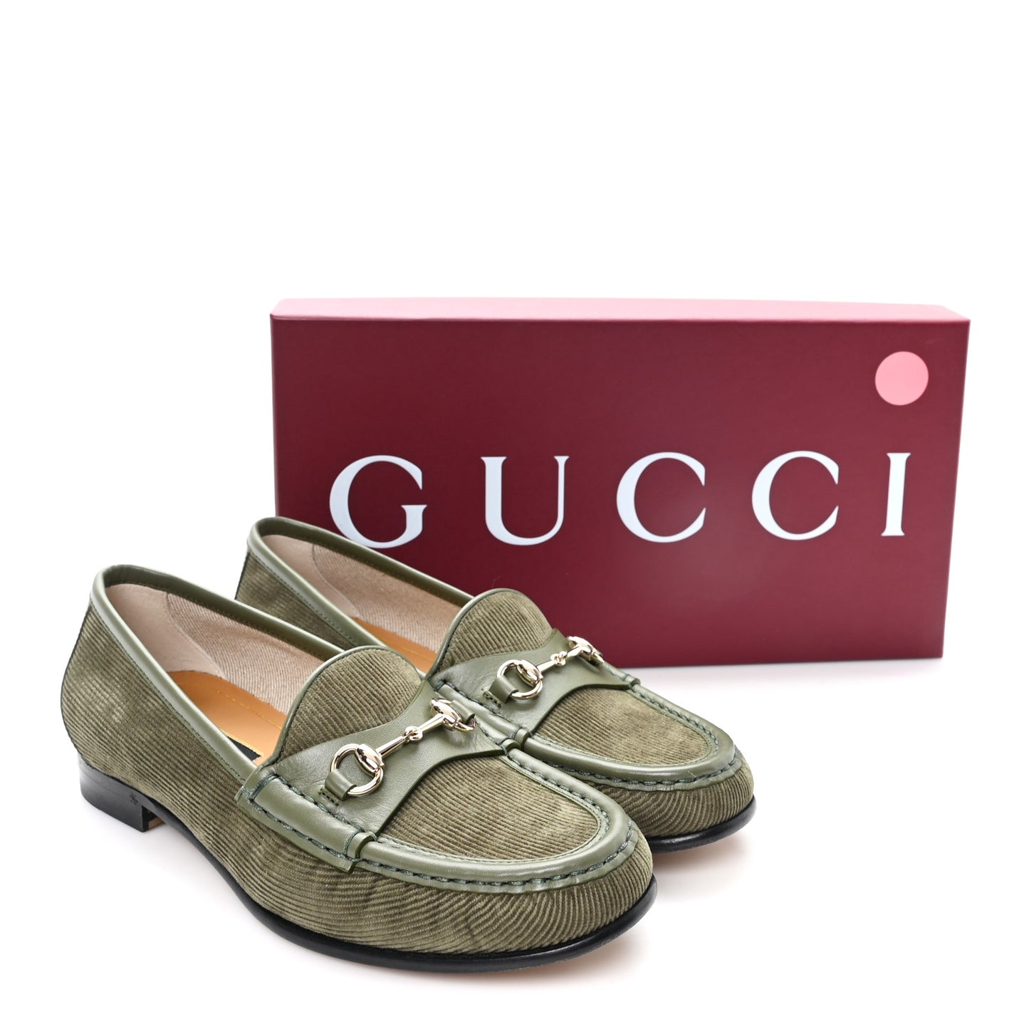 Corduroy Womens 1953 Horsebit Loafers 37.5 Sweet Military