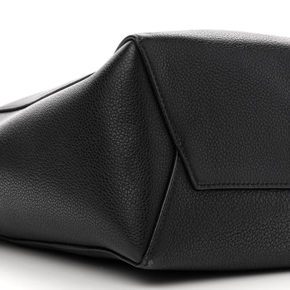 Celine Soft Grained Calfskin Small Sangle Bucket Bag Black 9 of 10