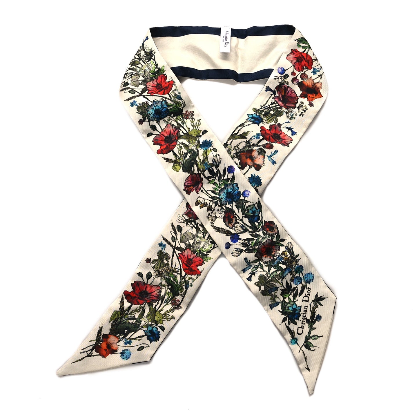 Silk Floral Mitzah Scarf Multicolor