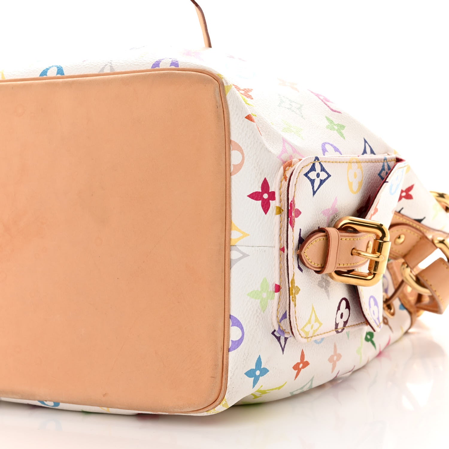 Louis Vuitton Monogram Multicolor Petit Noe White 9 of 18