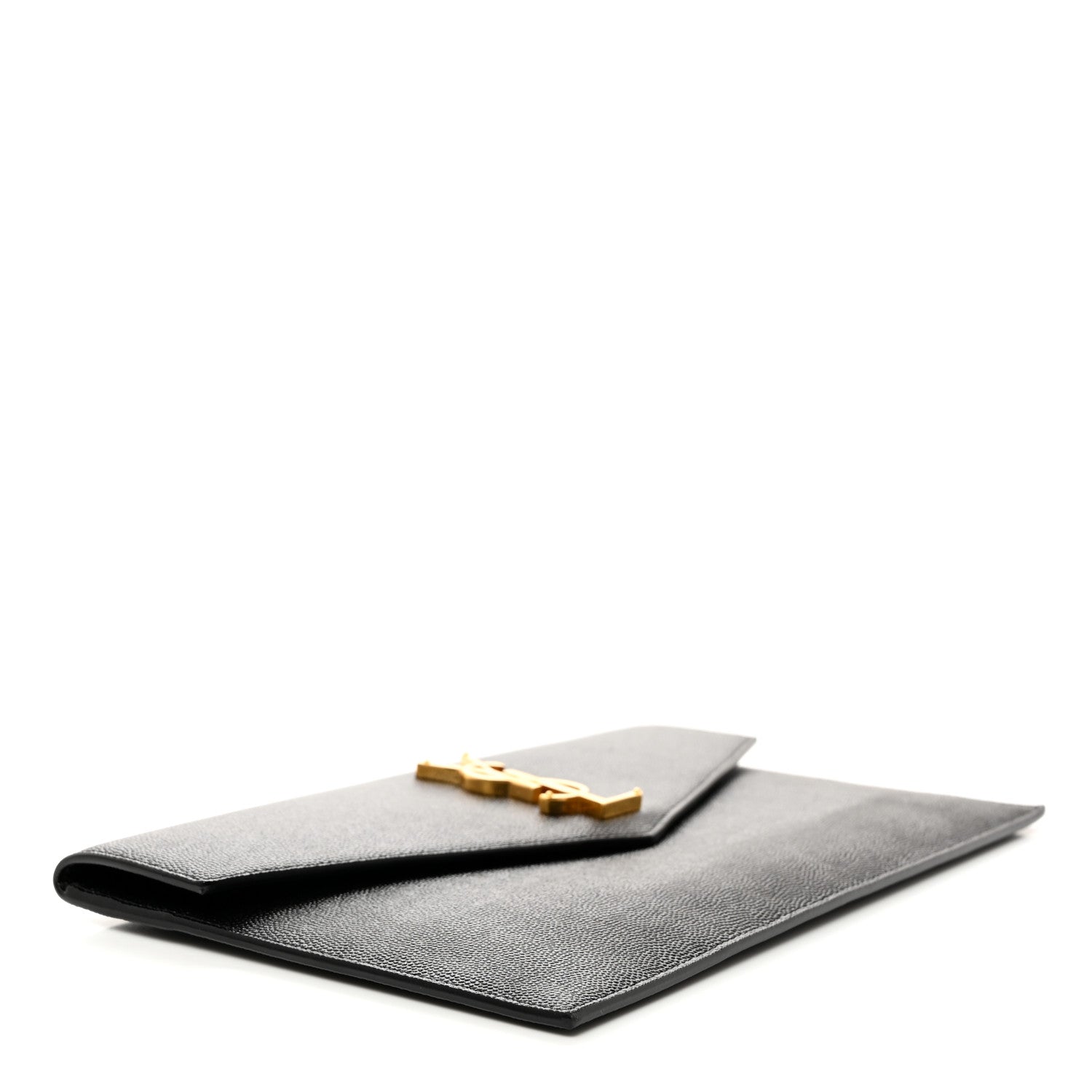 Saint Laurent Grain De Poudre Uptown Pouch Black 4 of 10