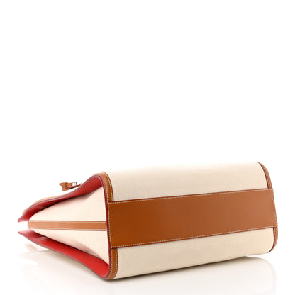 Alexander McQueen Canvas The Tall Story Shoulder Bag Natural Tan 4 of 10