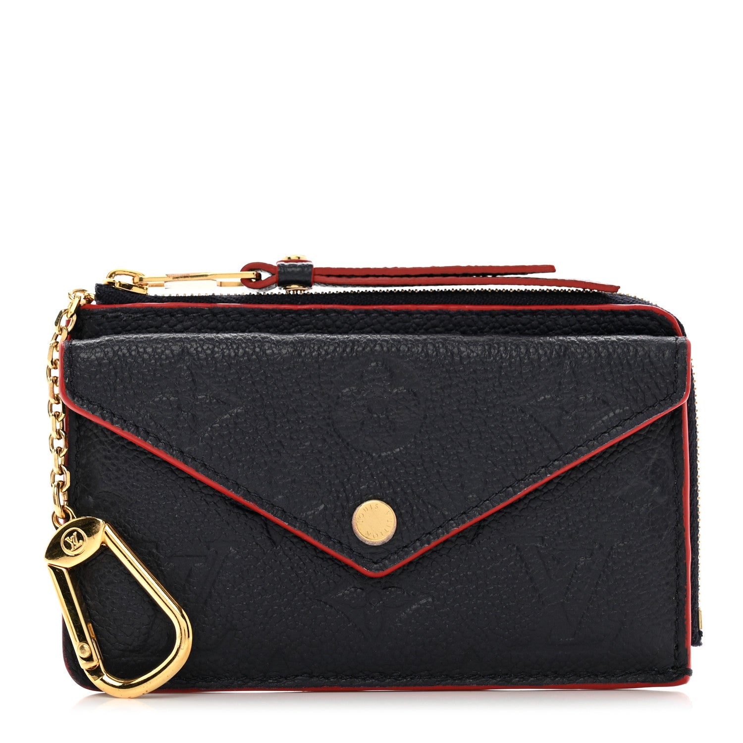 Louis Vuitton Empreinte Recto Verso Card Holder Marine Rouge 1 of 8