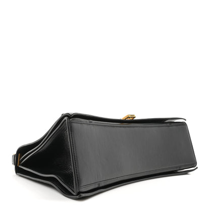 Balenciaga Paper Calfskin Large Crush Sling Bag Black 4 of 9