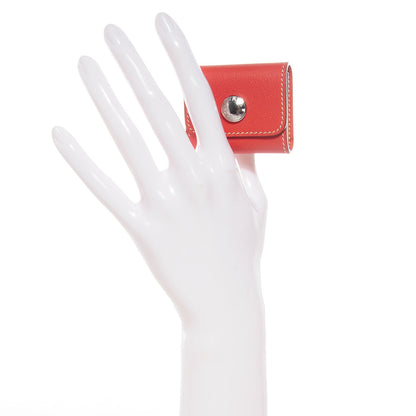 Hermes Swift Post It Notepad Holder PM w Refill Sanguine 2 of 7