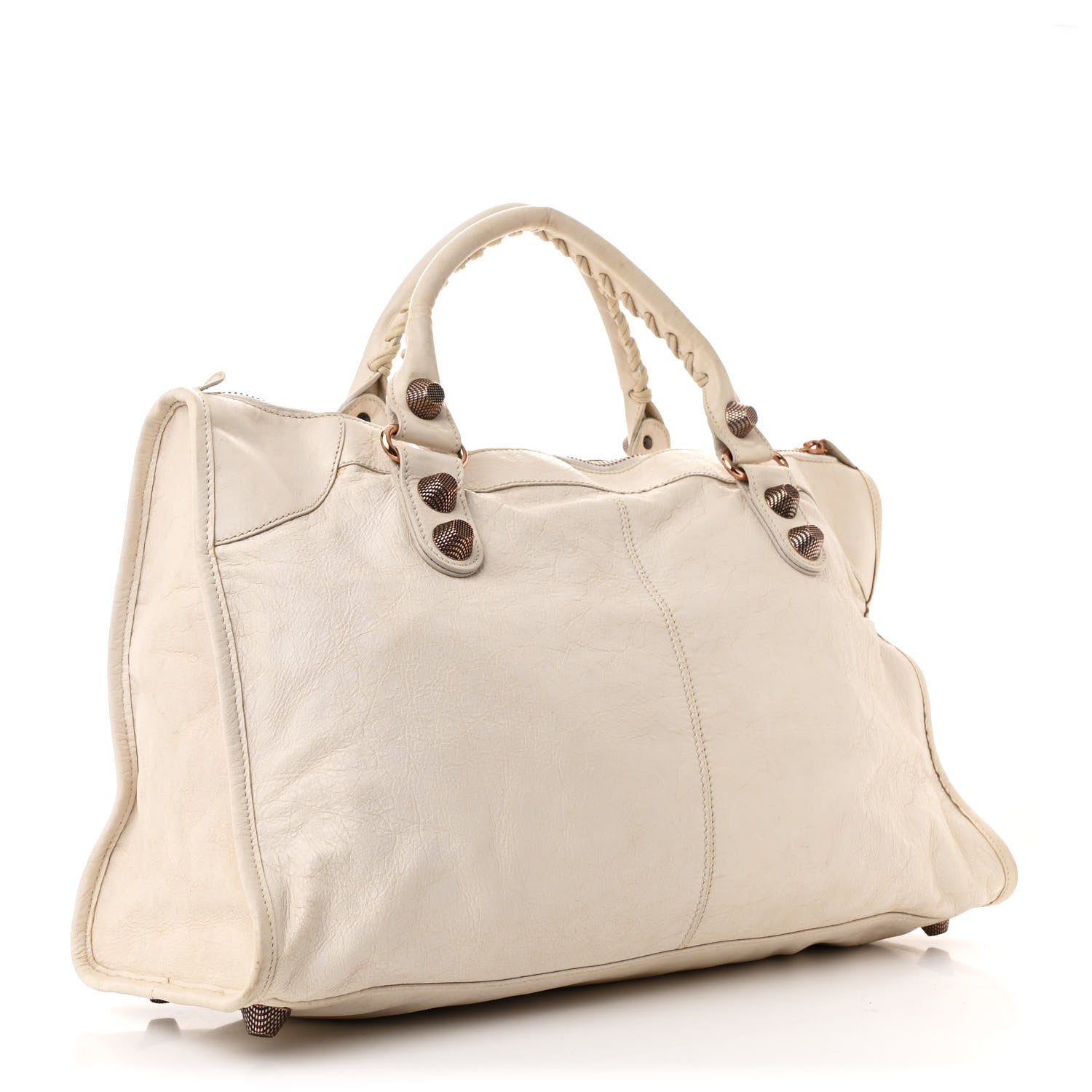 Balenciaga Agneau Giant 21 Rose Gold Hardware Work White Light 4 of 14