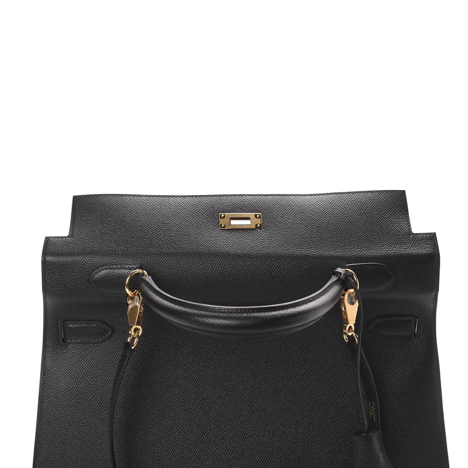 Hermes Epsom Kelly Sellier 35 Black 16 of 32