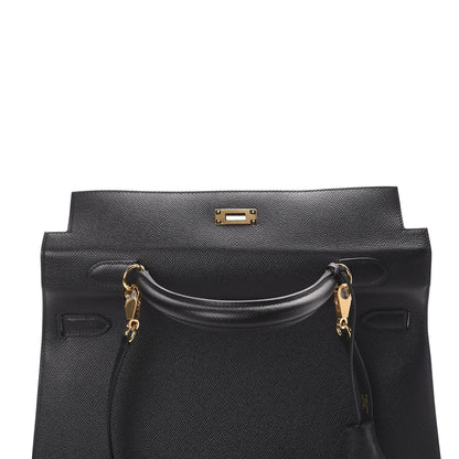Hermes Epsom Kelly Sellier 35 Black 16 of 32