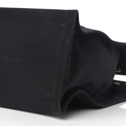 Saint Laurent Linen Calfskin Rive Gauche Tote Black 6 of 20