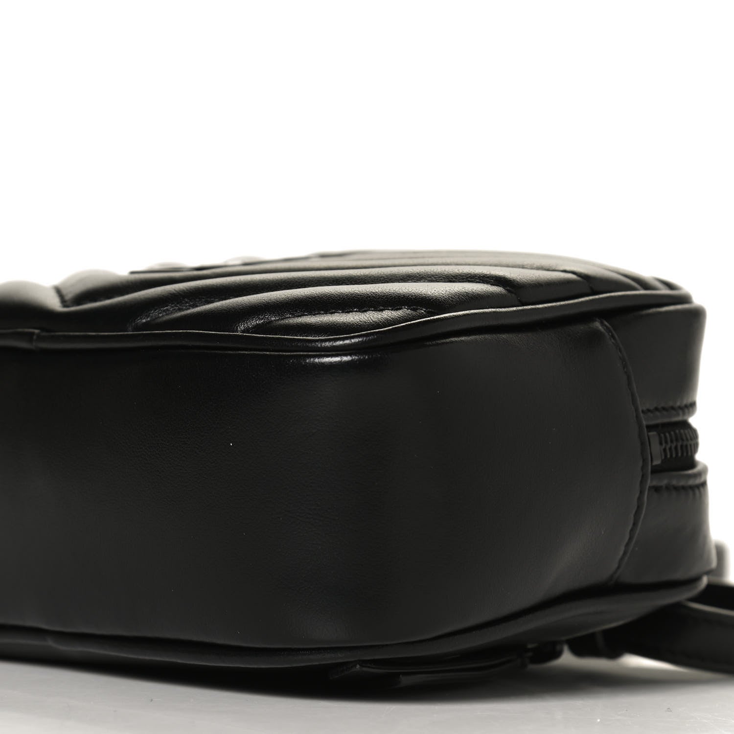 Saint Laurent Calfskin Matelasse Monogram Lou Belt Bag Black 9 of 12