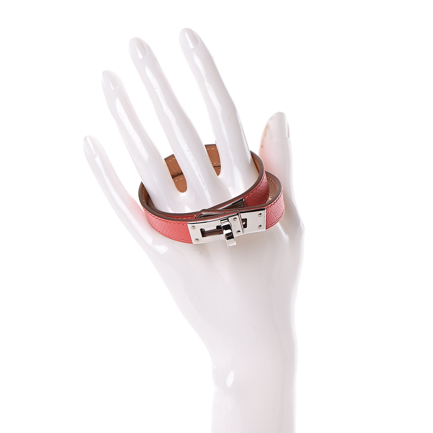 Epsom Kelly Double Tour Bracelet M Rose Jaipur