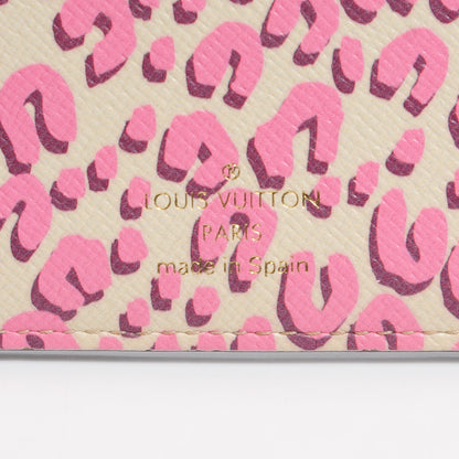 Louis Vuitton Monogram Leopard Insolite Wallet Blanc Corail 6 of 7