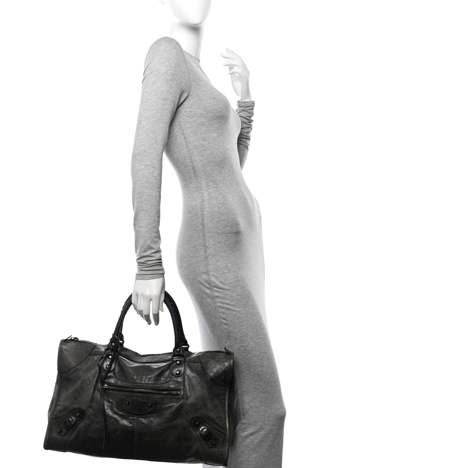 Balenciaga Agneau Classic Hardware Work Black 2 of 16