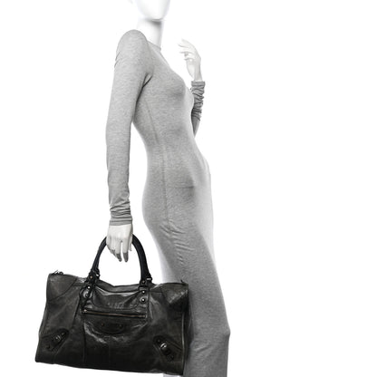 Balenciaga Agneau Classic Hardware Work Black 2 of 16