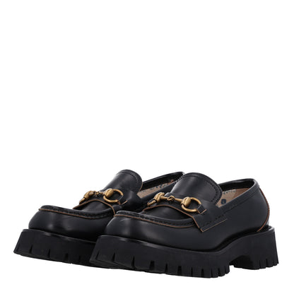 Gucci Cordovan Lux Womens Harald Horsebit 25mm Platform Loafers 36.5 Black 4 of 10