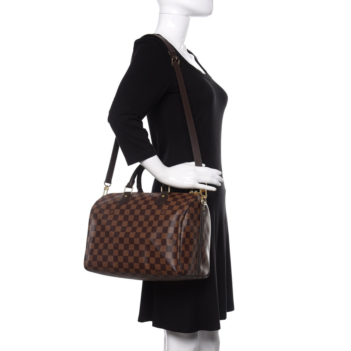 Damier Ebene Speedy Bandouliere 30
