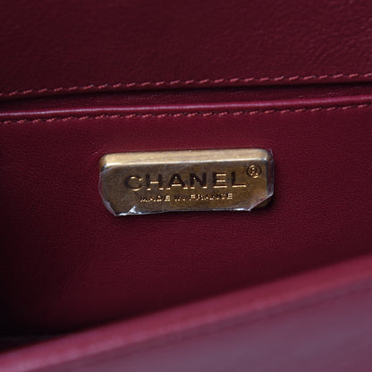 Chanel Orylag Rabbit Fur Calfskin Small Boy Flap Red 6 of 11