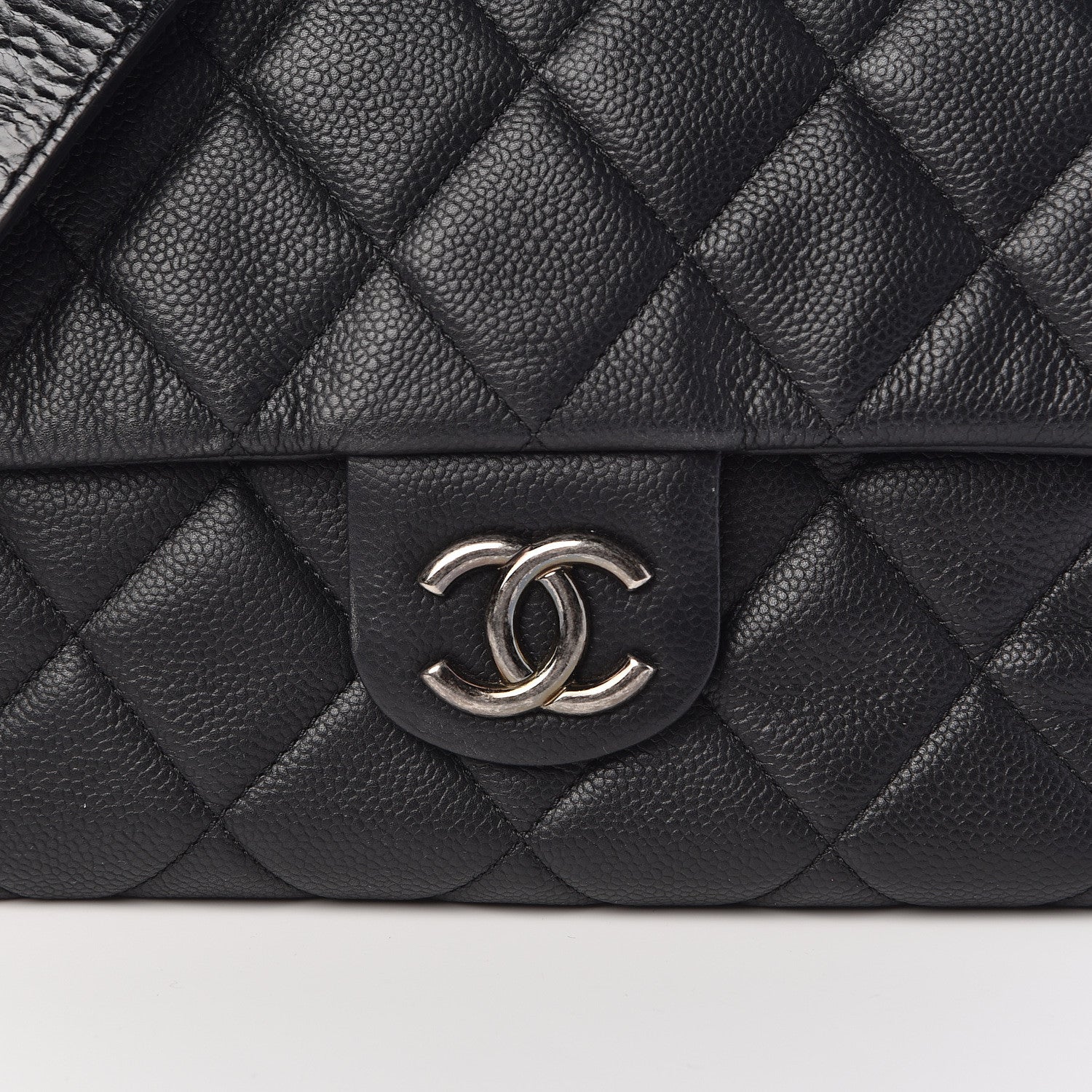 Chanel Caviar Quilted Coco Casual Flap Black 8 of 10