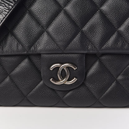 Chanel Caviar Quilted Coco Casual Flap Black 8 of 10