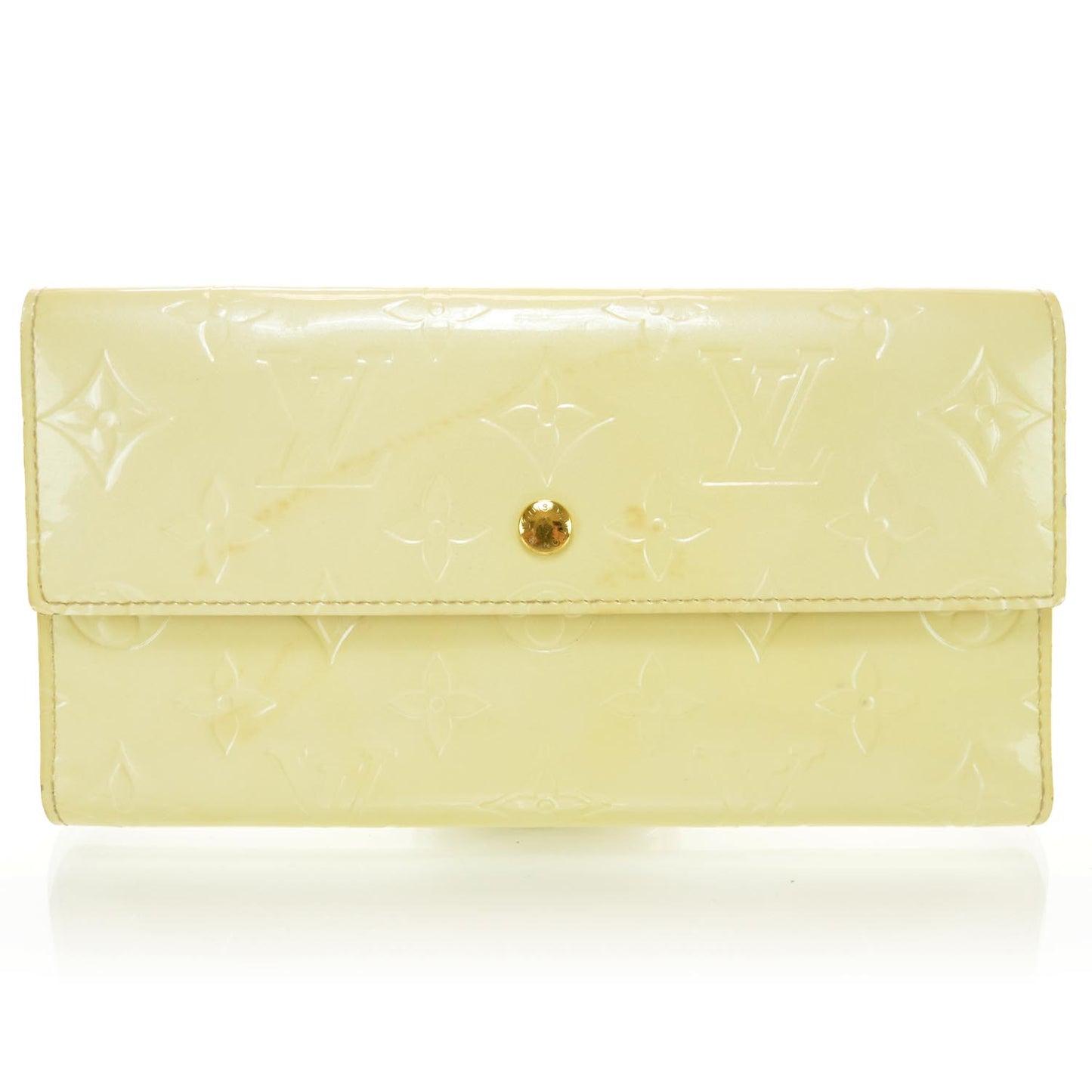 Vernis Porte Tresor International Wallet Perle